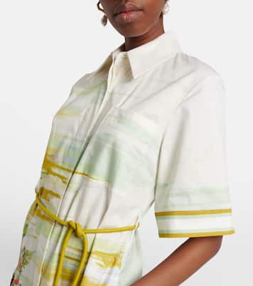 Jungle Boogie cotton shirt dress | Alémais