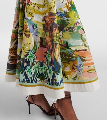 Jungle Boogie cotton shirt dress | Alémais