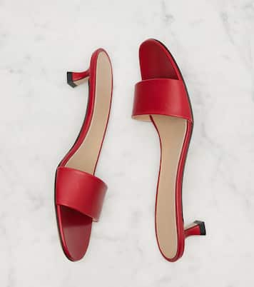 Combo leather slides | The Row