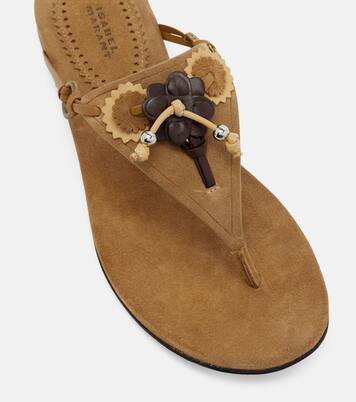 Elato suede thong sandals | Isabel Marant