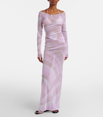 Iride tulle maxi skirt | Pucci