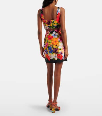 Minigonna con stampa floreale | Dolce&Gabbana