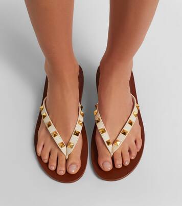 Rockstud Sandalen aus Leder | Valentino Garavani