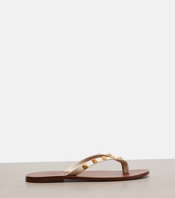 Rockstud Sandalen aus Leder | Valentino Garavani
