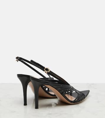 皮革露跟凉鞋 | Gianvito Rossi