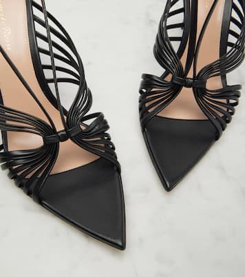 皮革露跟凉鞋 | Gianvito Rossi