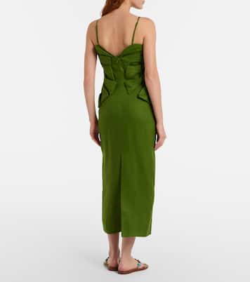 Monstera linen midi dress | Farm Rio