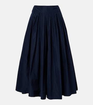 Pleated taffeta midi skirt | 'S Max Mara