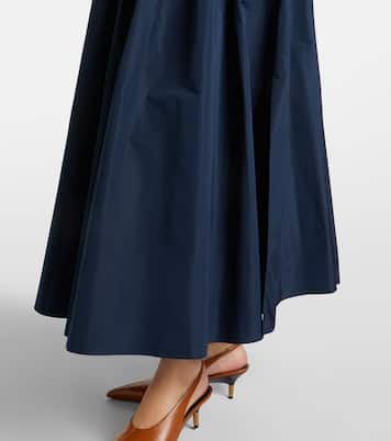 Pleated taffeta midi skirt | 'S Max Mara