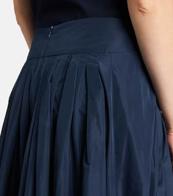 Pleated taffeta midi skirt | 'S Max Mara