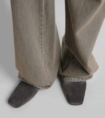 Logo suede mules | Max Mara