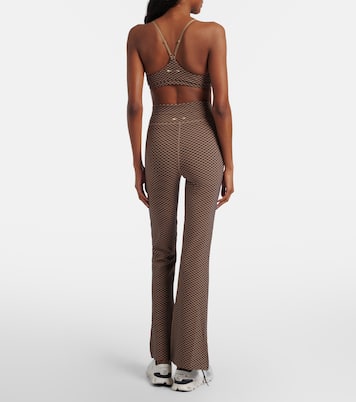Zoe houndstooth sports bra | The Upside
