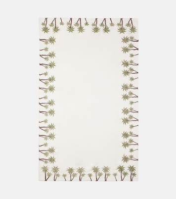 Embroidered cotton tablecloth | Les-Ottomans