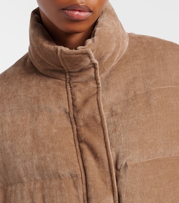 Monili corduroy down vest | Brunello Cucinelli