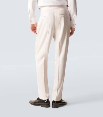 Gerade Hose aus Seide | Brunello Cucinelli