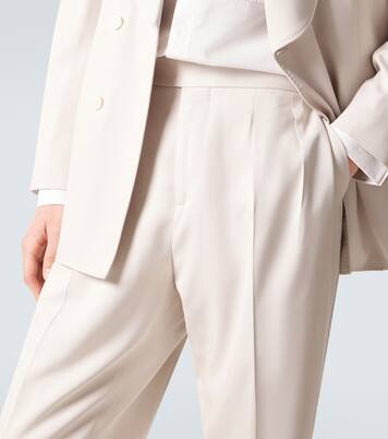Gerade Hose aus Seide | Brunello Cucinelli