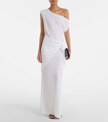 One-shoulder jersey maxi dress | Norma Kamali