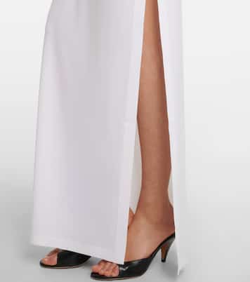 One-shoulder jersey maxi dress | Norma Kamali