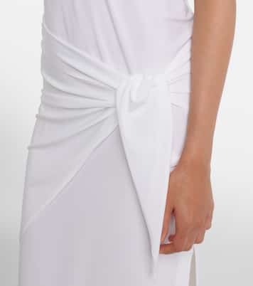 One-shoulder jersey maxi dress | Norma Kamali