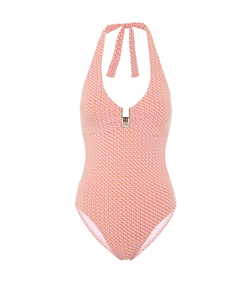 Sahara printed halter swimsuit | Melissa Odabash