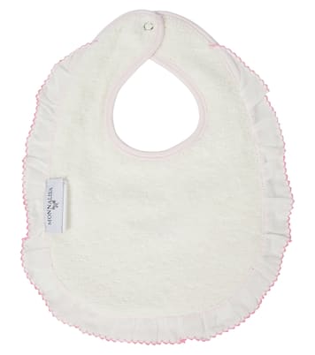 Baby printed cotton bib | Monnalisa