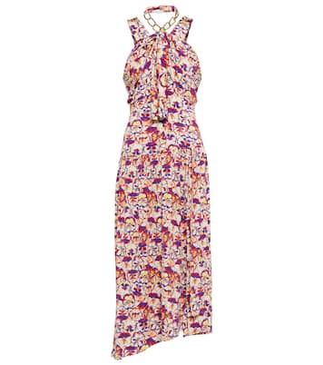 Robe midi à fleurs | Rabanne