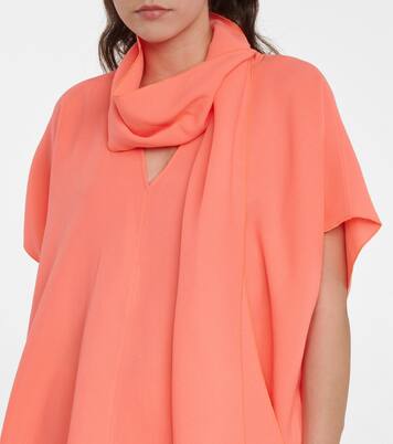 Blouse Willa en crêpe de laine vierge | Roksanda