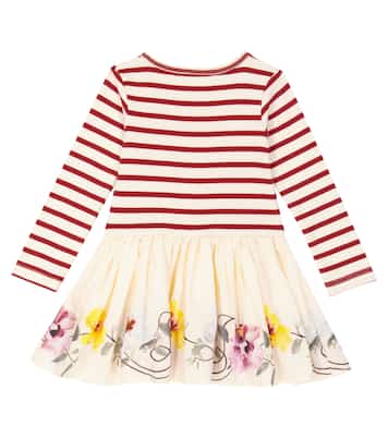 Baby Candi striped and printed dress | Molo