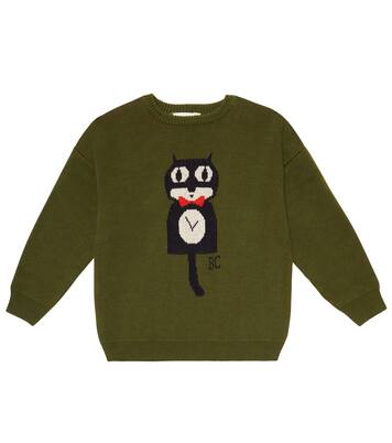 Intarsia cotton sweater | Bobo Choses