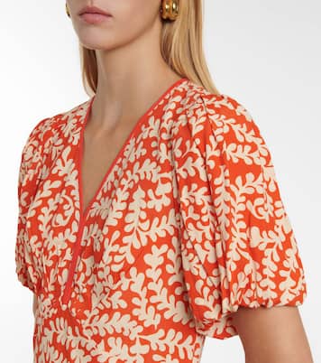 Robe midi Madrid imprimée en crêpe | Diane von Furstenberg