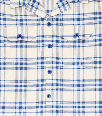 Jean checked cotton shirt | The New Society