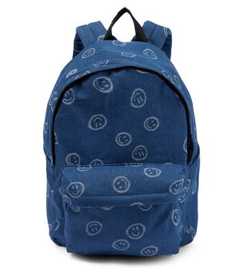 Printed denim backpack | Molo
