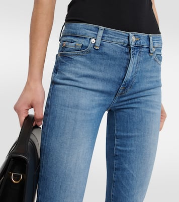 High-Rise Jeans Slim Illusion Luxe | 7 For All Mankind