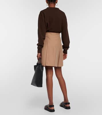 Mini-jupe en coton mélangé | Vince