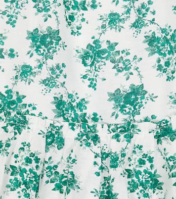 Printed ruffle-trimmed cotton dress | Tartine et Chocolat