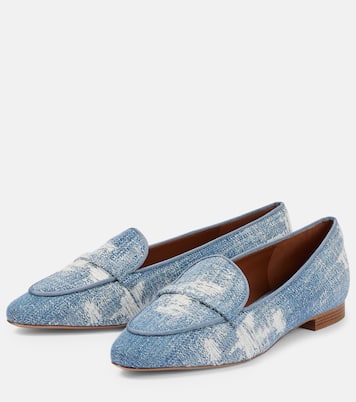 Loafers Bruni aus Denim | Malone Souliers
