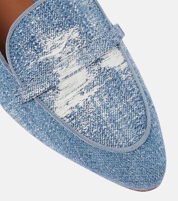 Loafers Bruni aus Denim | Malone Souliers