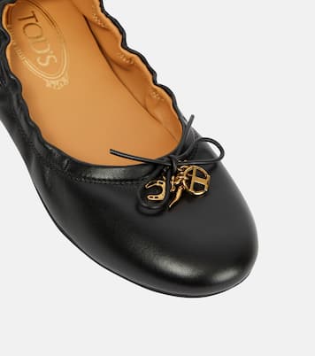 Gommino leather ballet flats | Tod's