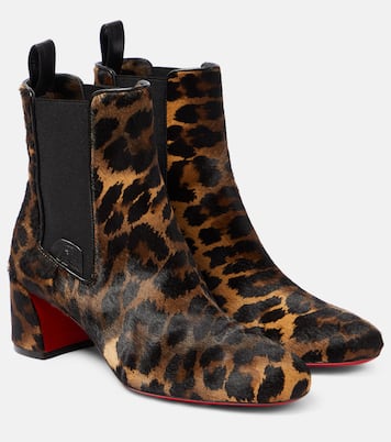 Turelastic leather ankle boots | Christian Louboutin
