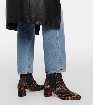 Turelastic leather ankle boots | Christian Louboutin