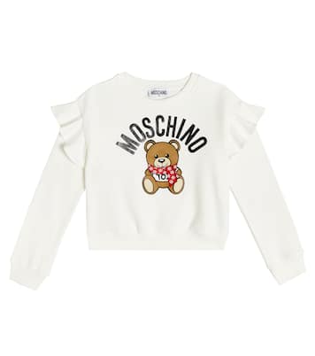 Teddy Bear cotton-blend sweatshirt | Moschino Kids