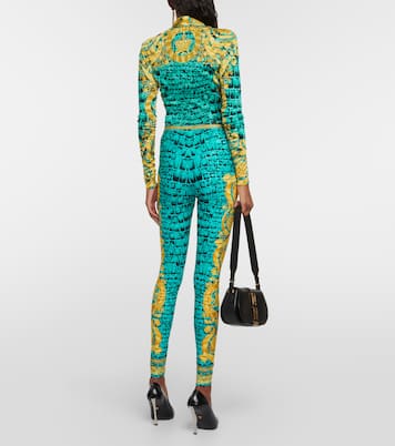 Leggings Regalia Baroque aus Jersey | Versace