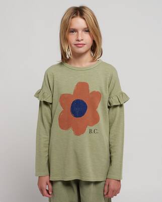 Big Flower ruffled T-shirt | Bobo Choses
