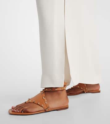 Sandalen Rockstud aus Leder | Valentino Garavani