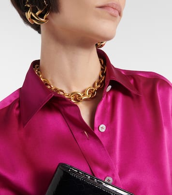 Hemd aus Seidensatin | Tom Ford