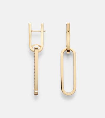 Ohrringe Link aus 18kt Gelbgold (750/1000) mit Diamanten | Bucherer Fine Jewellery