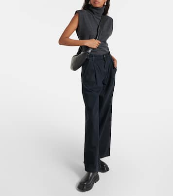 Low-Rise Wide-Leg Jeans Ellis | Agolde