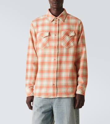 Plaid cashmere shirt | God's True Cashmere
