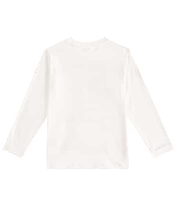 Logo cotton jersey top | Stella McCartney Kids