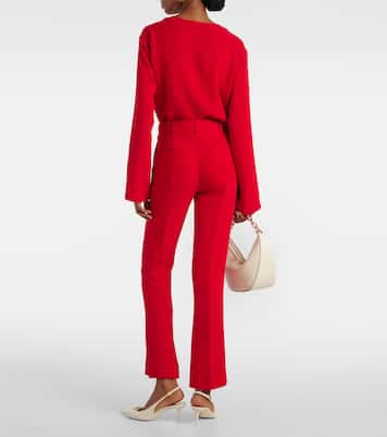 Gerade Hose aus Cady Couture | Valentino